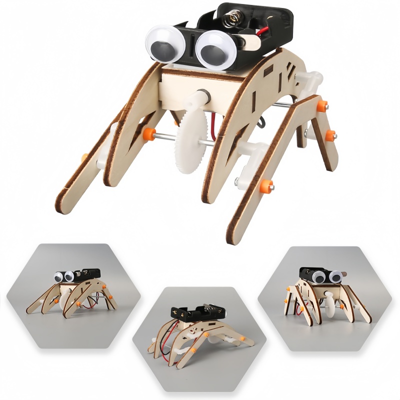 Science Project Robot - Diy Handmade Walking Spider Robot Bionic