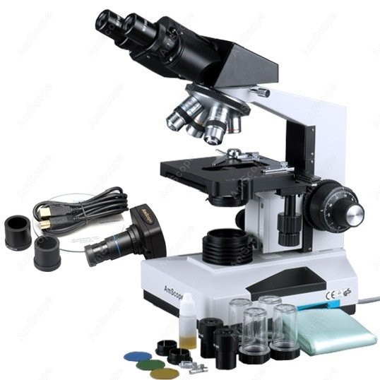 AmScope Biological Binocular C - Microscope Compound 40X review and price