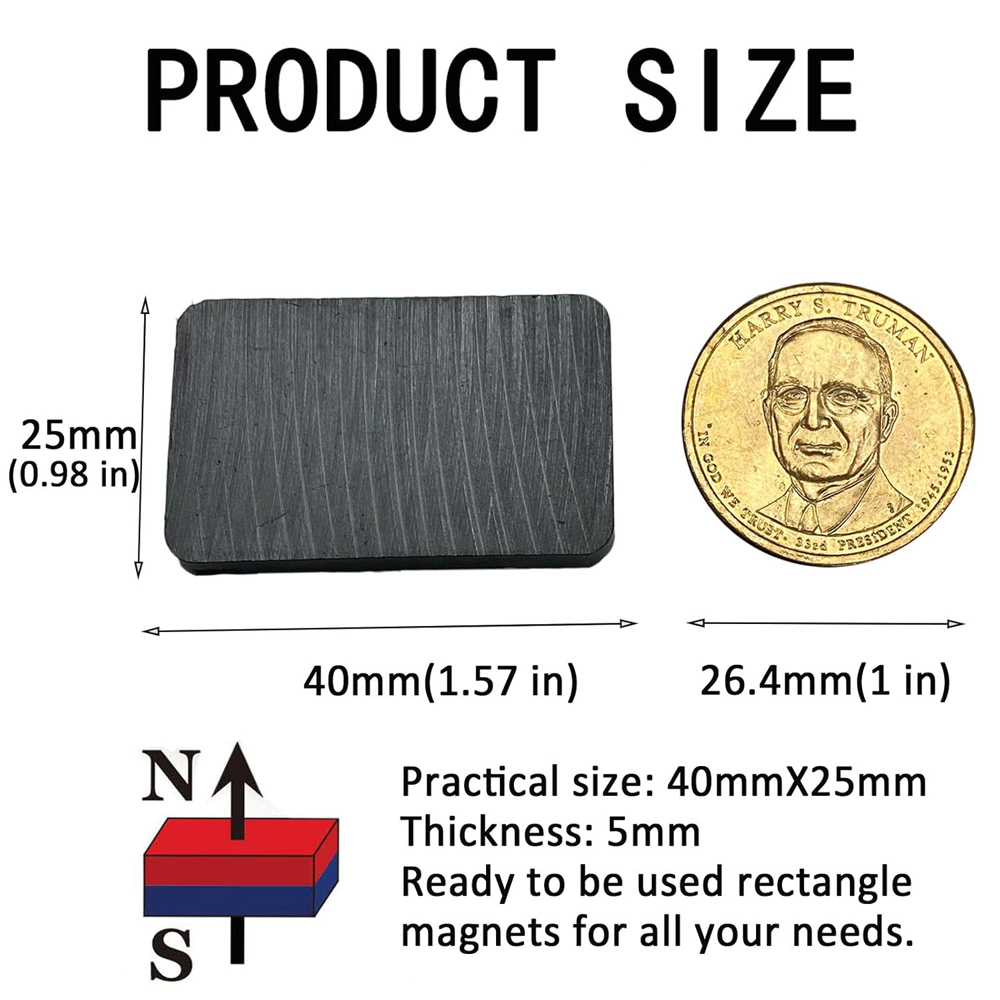 Ferrite Ceramic Blocks Magnets - Science And Hobby review and price