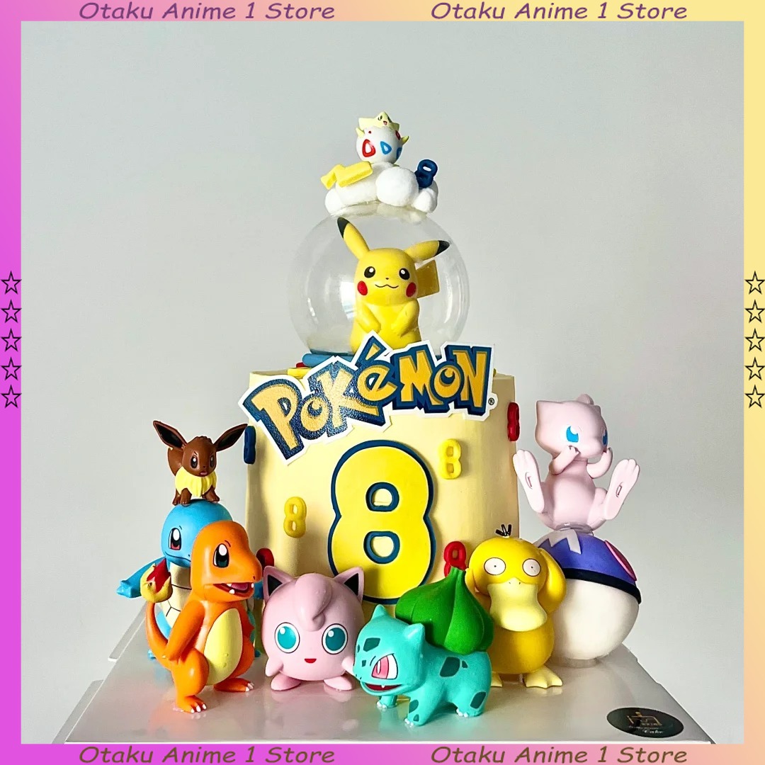 13PCS/SET Pikachu Cake Topper  - Science Of Happiness review and price
