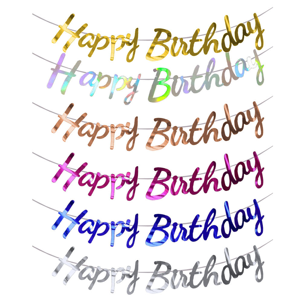 Happy Birthday Banner Gold Sil - Science Of Happiness review and price
