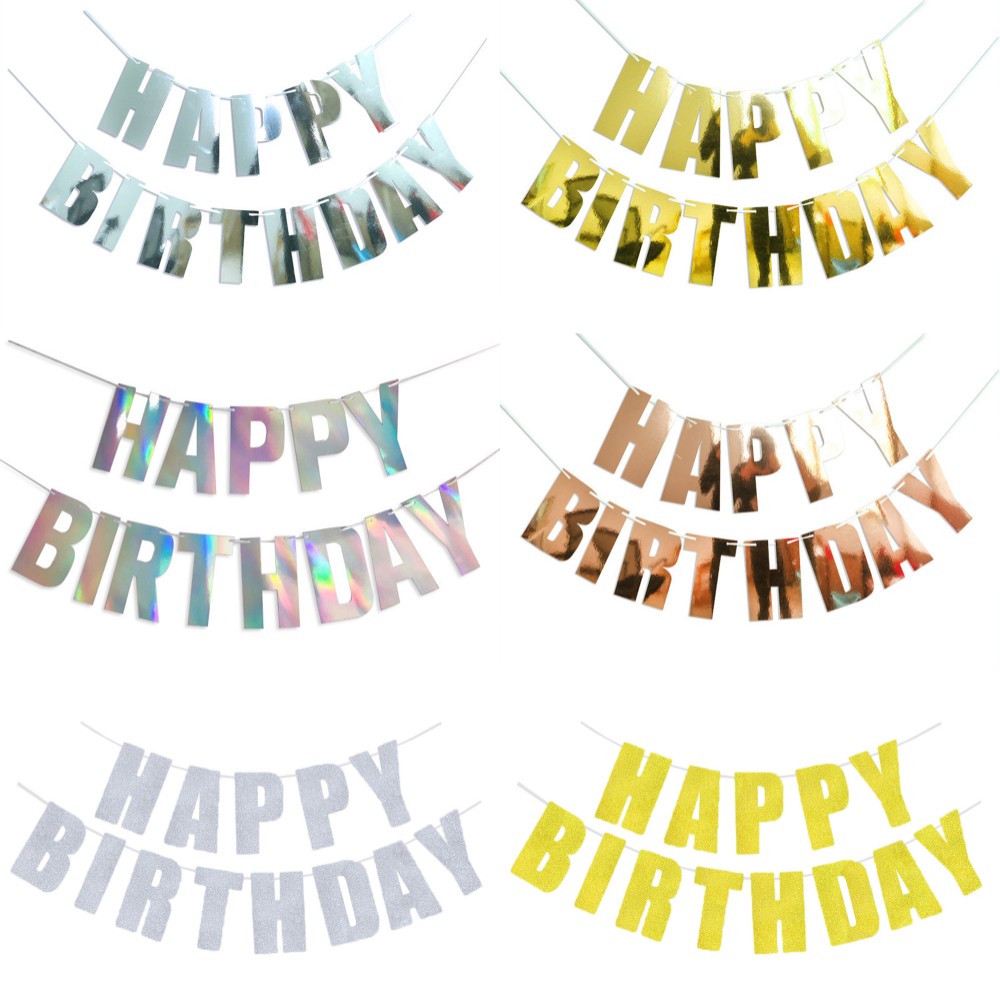 Happy Birthday Banner Gold Sil - Science Of Happiness review and price