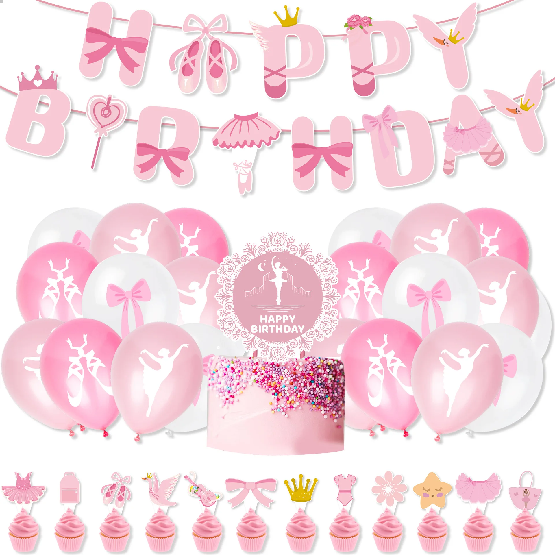 Pink Ballerina Ballet girl Hap - Science Of Happiness review and price
