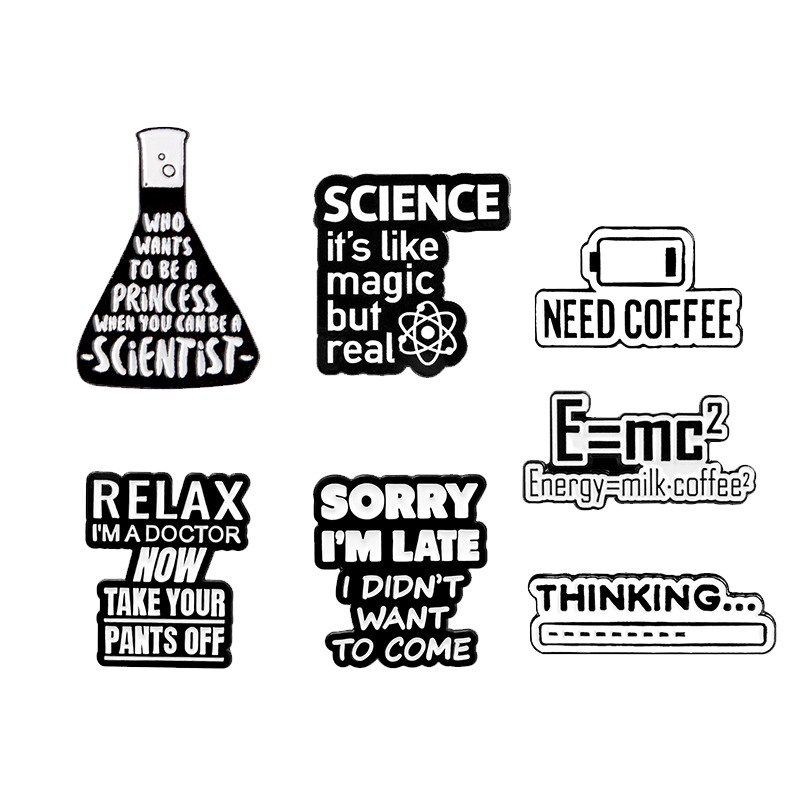 Coffee Time Enamel Pin Science - Science Buddies review and price