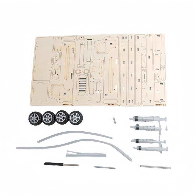 DIY Wood Ladder Fire Truck Mod - Science Project Kit review and price