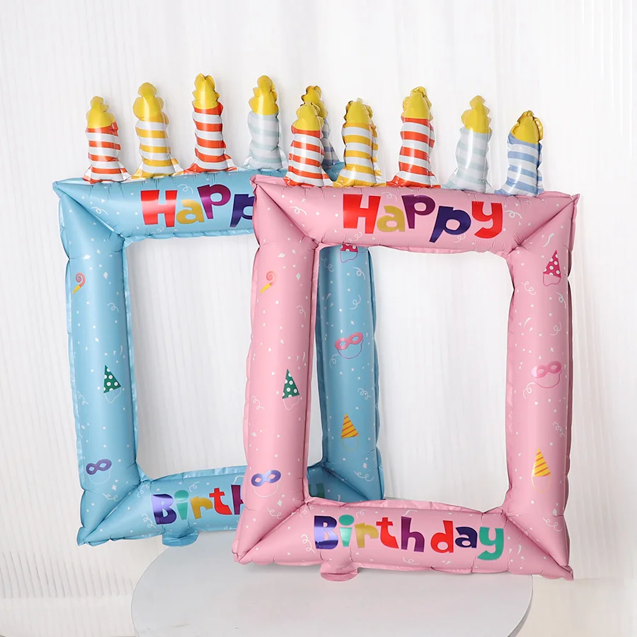 1/2pcs Blue Pink Birthday Phot - Science Of Happiness review and price